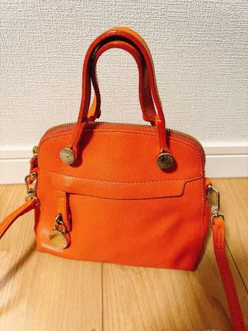 [ FURLA ] 2way 가죽 숄더백 오렌지