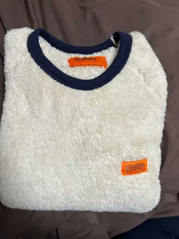 UNIVERSAL OVERALL 플리스 자켓 크림색