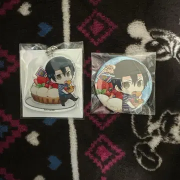 애니메이트 카페 테니스의 왕자님 아크릴 키링 캔뱃지 에치젠 료마