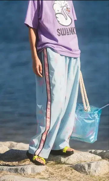 SWANK 브리즈 팜 트리 팬츠 M 사이즈