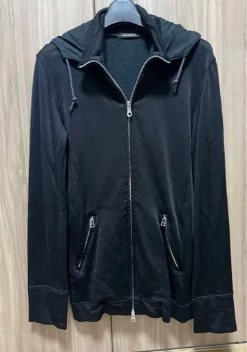 HIGH STREET 블랙 풀 집업 후드티