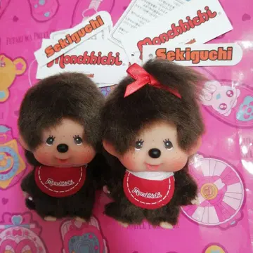 얼굴 큰 몽치치 SS 사이즈 키체인 남아 여아 마스코트 세트