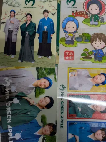 Mrs. GREEN APPLE 오리지널 비주얼 시트 4종 일본 의류