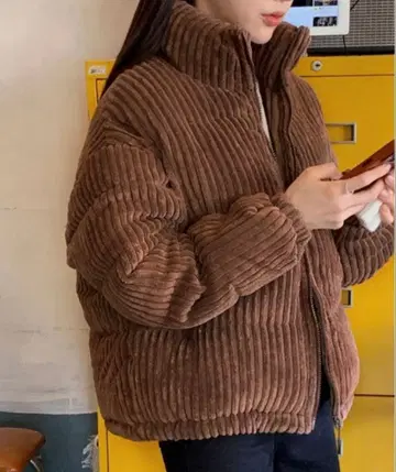 Amulet 다운 자켓 브라운