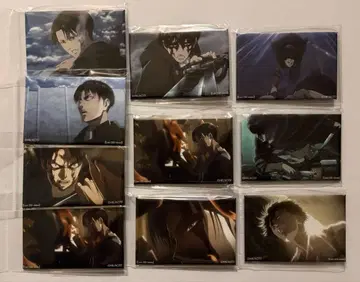 진격의 거인 리바이 200경 스퀘어 캔뱃지 종합 세트 5