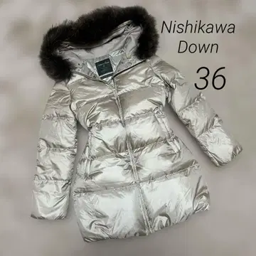 [새상품급] 나노 유니버스 니시카와 다운 다운 코트 베이지 36 S사이즈