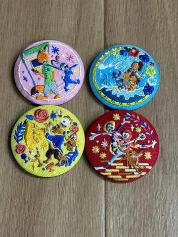 디즈니 자수 캔 배지 2