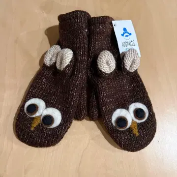 KNITWITS ANIMAL 시리즈 올빼미 미튼 성인용