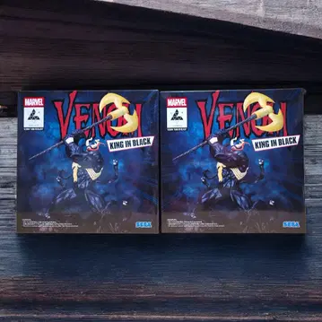VENOM KING IN BLACK 피규어 2체 세트