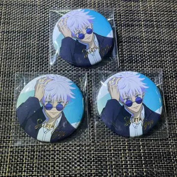 주술회전 회옥옥절 ~ rest ~ PLAZA 캔뱃지 금박 고죠 사토루