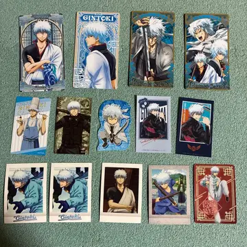 은혼 카드 스티커 파샤코레 서바이벌 게임 파티시에 사카타 긴토키 세트