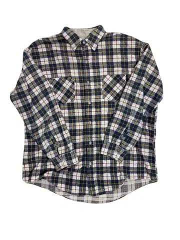 80s towncraft 플란넬 셔츠 프린트 프리넬