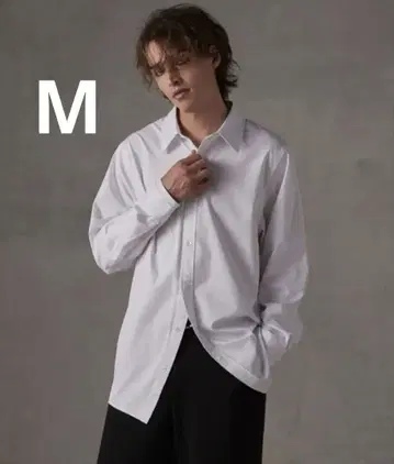 GRANCY 더블 커프스 디자인 커브 라인 셔츠