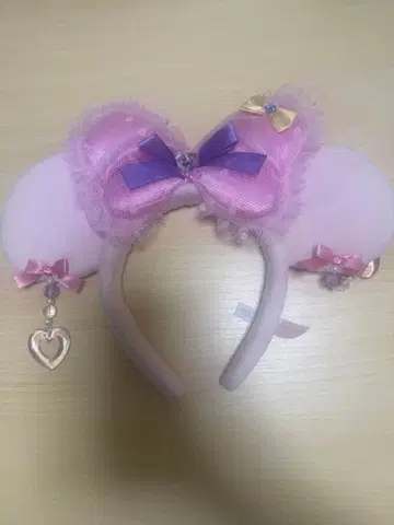 디즈니 귀 머리띠 핑크