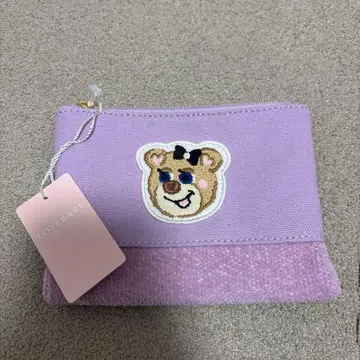 페이러 파우치 올드 테디 도업 테디 퍼플