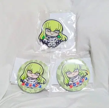 포푸테피픽 코드기어스 포푸테기아스 C.C. CC 캔뱃지 아크릴 스탠드