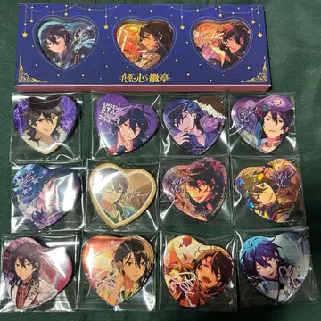 앙스타 토루파카 하트형 캔뱃지 소망 경심 중국 UNDEAD 사쿠마 레이