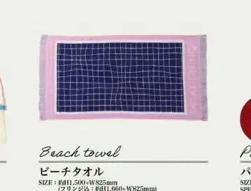 미야노 마모루 VACATIONING! 비치 타월