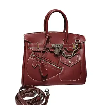 버건디 와인 루즈 킹 글록 백