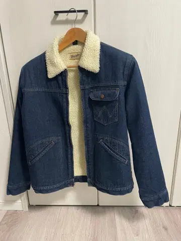 다크 블루 데님 자켓 플리스 포함