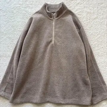 MR.OLIVE 미스터 올리브 플리스 풀오버 하프 지퍼