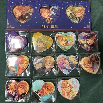 앙스타 토루파카 하트형 캔뱃지 소망 경심 중국 UNDEAD 히카제 카오루