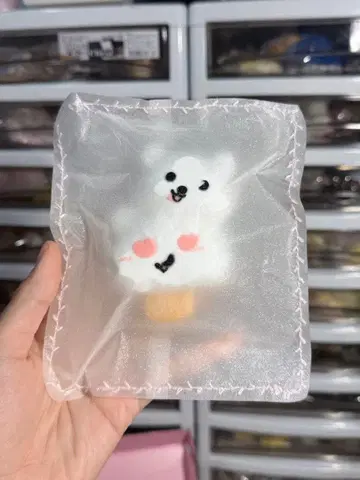 농담곰 아이스 스퀴즈 반짝이 봉투