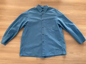 MUJI Labo 와시콘 포플린 셔츠 신사 M