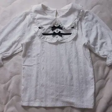 NOEMIE 더블 리본 케이블 자카드 티셔츠