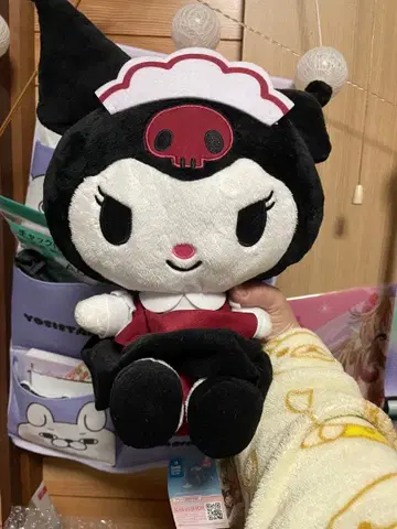 쇼와 레트로 상점가 순수 카페 BIG 봉제 인형 쿠로미