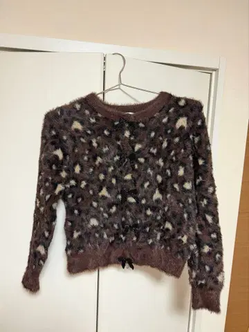 ZARA 레오파드 무늬 가디건