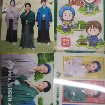 Mrs. GREEN APPLE 오리지널 비주얼 시트 4종 일본 의류