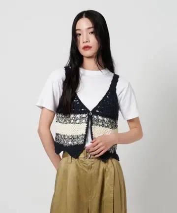 LOGAN knitting mills 니트 베스트