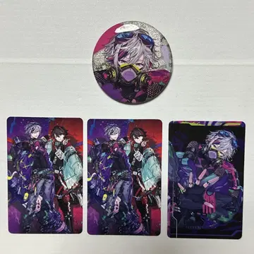 니지산지 후와 미나토 캔뱃지 폴라로이드풍 카드