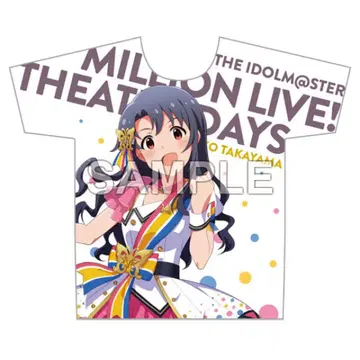 밀리언 풀컬러T셔츠 타카야마 사요코 누벨 트리콜로르 ver.