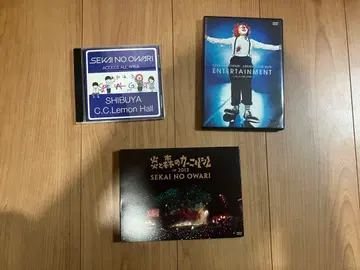 SEKAI NO OWARI 라이브 DVD 세트 덤 포함 낱개 판매 불가