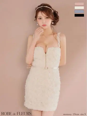 ROBE de FLEURS 로즈 레이스 드레스