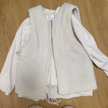 Chico 아이보리 플리스 자켓 F