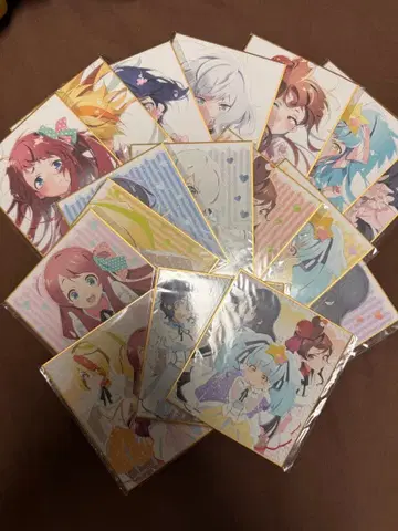 제비뽑기당 좀비랜드 사가 미니 색지 컴플리트 세트