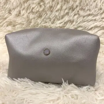 새상품급 불가리 BVLGALI 에미레이트 항공 어메니티 파우치 실버