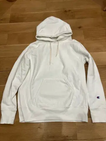 챔피언 리버스 위브 후드티 L 화이트