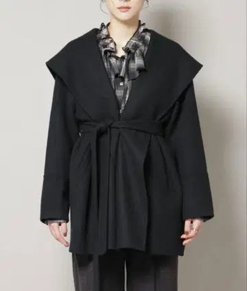 나노 유니버스 SUPER110블렌드 리버 숄 미디 코트