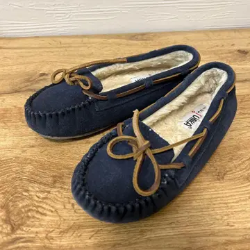 미네통카 Minnetonka 스웨이드 퍼 모카신 6