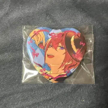 앙상블 스타즈!! 스오우 츠카사 라메키라 하트 캔뱃지 새상품