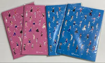 아사다 마오 smileForever A5 노트 핑크 블루 4권