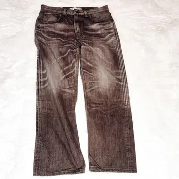 일본제 EDWIN 505V 뉴 빈티지 다크 브라운 W34