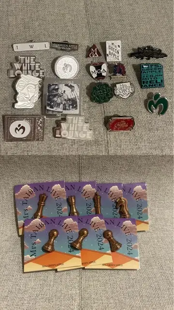 미세스 핀 배지 세트