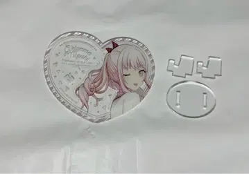 아키야마 미즈키 하트형 아크릴 스탠드