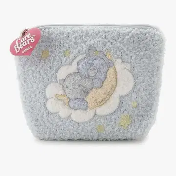 새상품 스나이델 홈 Care Bears 케어베어 니트 파우치 LBLU