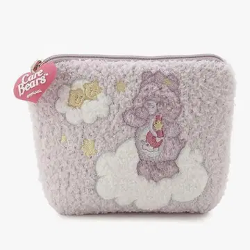 새상품 스나이델 홈 Care Bears 케어베어 니트 파우치 LAV